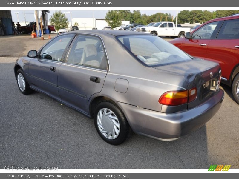 Phantom Gray Pearl / Dark Grey 1994 Honda Civic LX Sedan