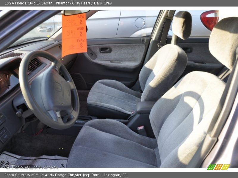 Phantom Gray Pearl / Dark Grey 1994 Honda Civic LX Sedan
