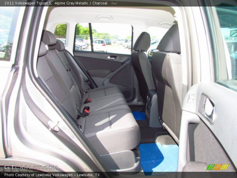 Alpine Gray Metallic / Charcoal 2011 Volkswagen Tiguan S