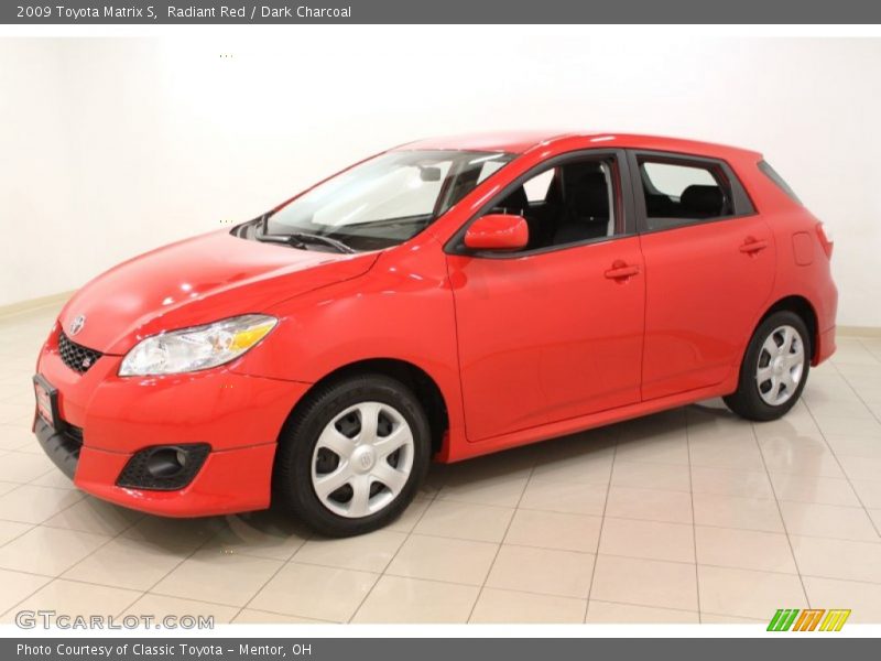 Radiant Red / Dark Charcoal 2009 Toyota Matrix S