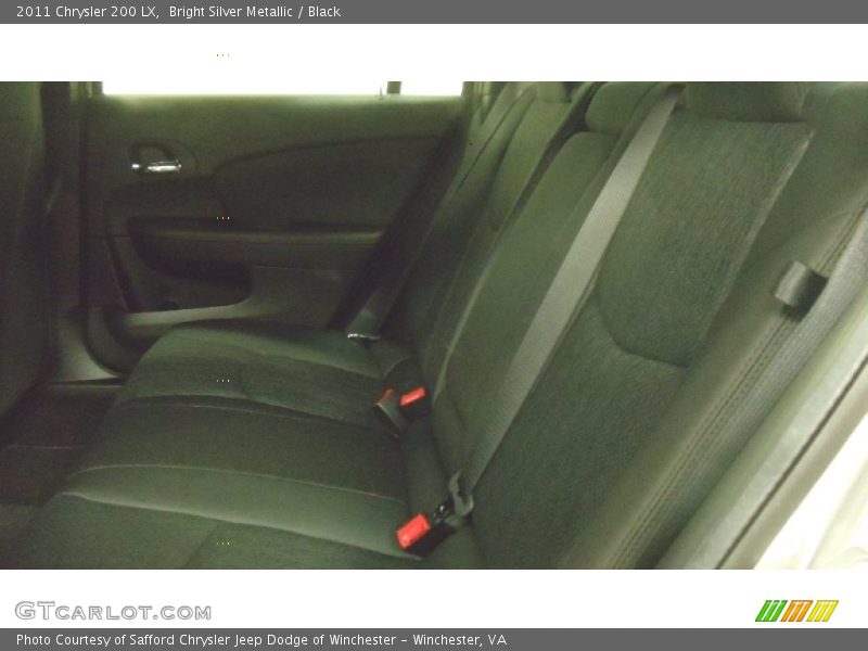 Bright Silver Metallic / Black 2011 Chrysler 200 LX