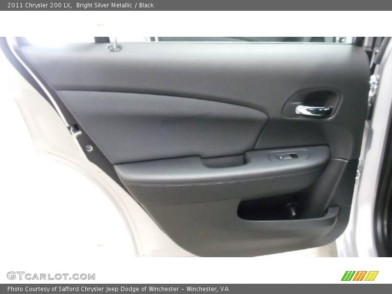 Bright Silver Metallic / Black 2011 Chrysler 200 LX