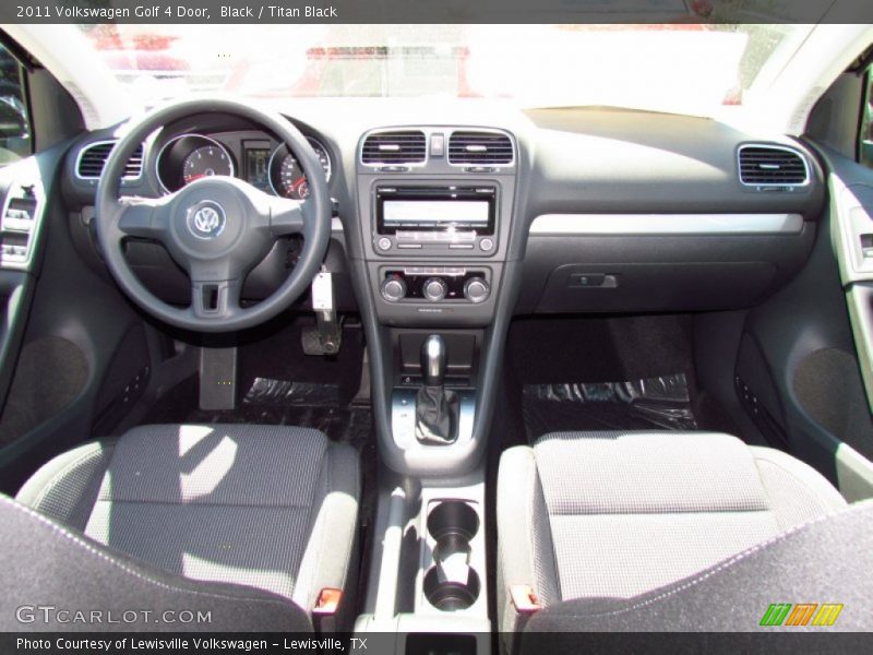 Black / Titan Black 2011 Volkswagen Golf 4 Door