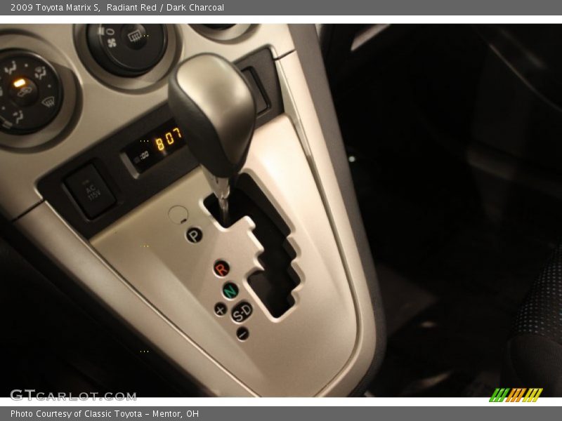 Radiant Red / Dark Charcoal 2009 Toyota Matrix S