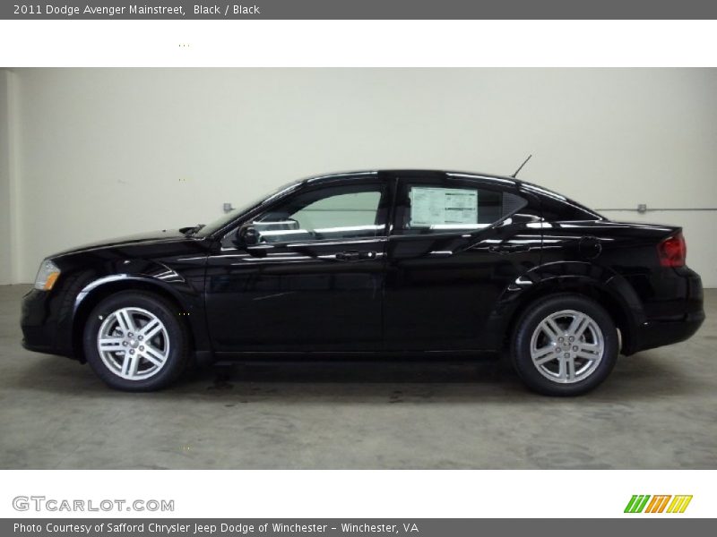 Black / Black 2011 Dodge Avenger Mainstreet