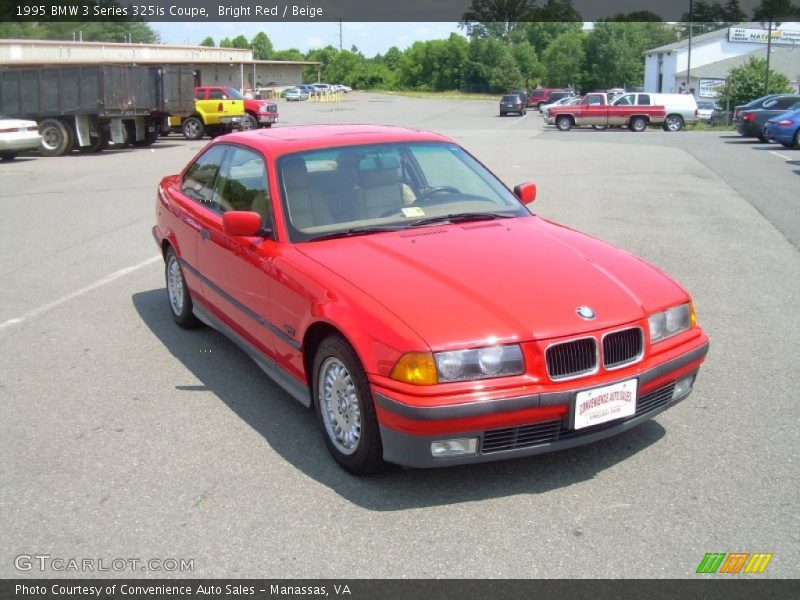 Bright Red / Beige 1995 BMW 3 Series 325is Coupe