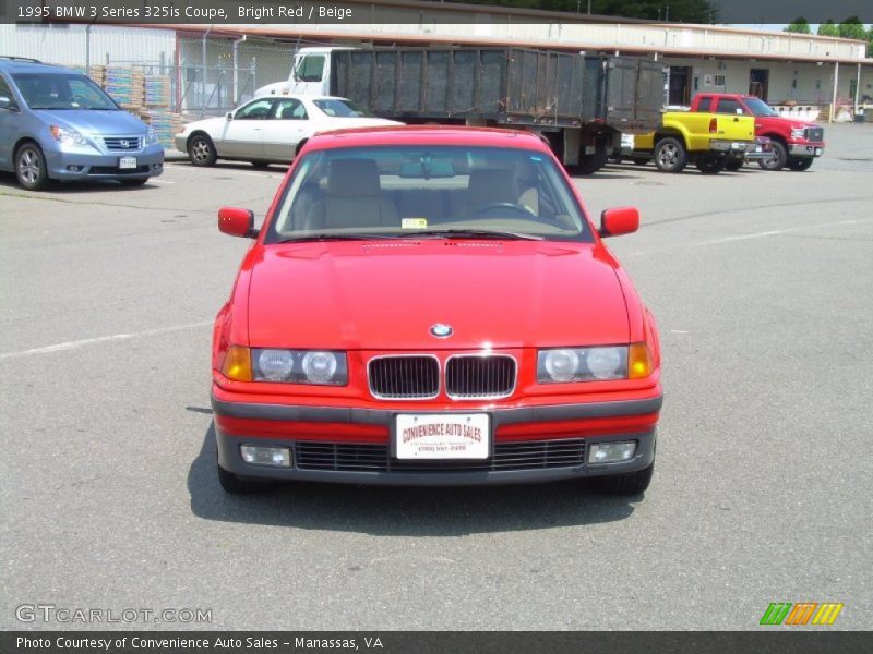 Bright Red / Beige 1995 BMW 3 Series 325is Coupe