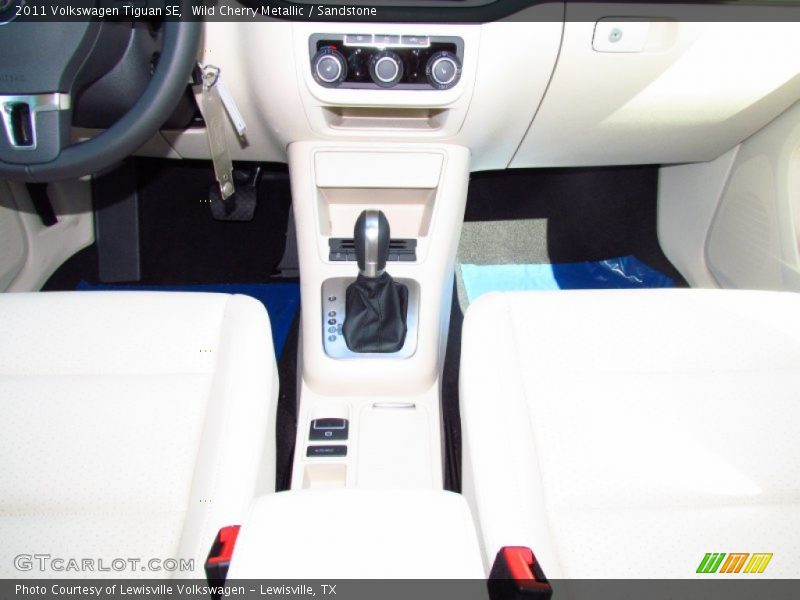 Wild Cherry Metallic / Sandstone 2011 Volkswagen Tiguan SE