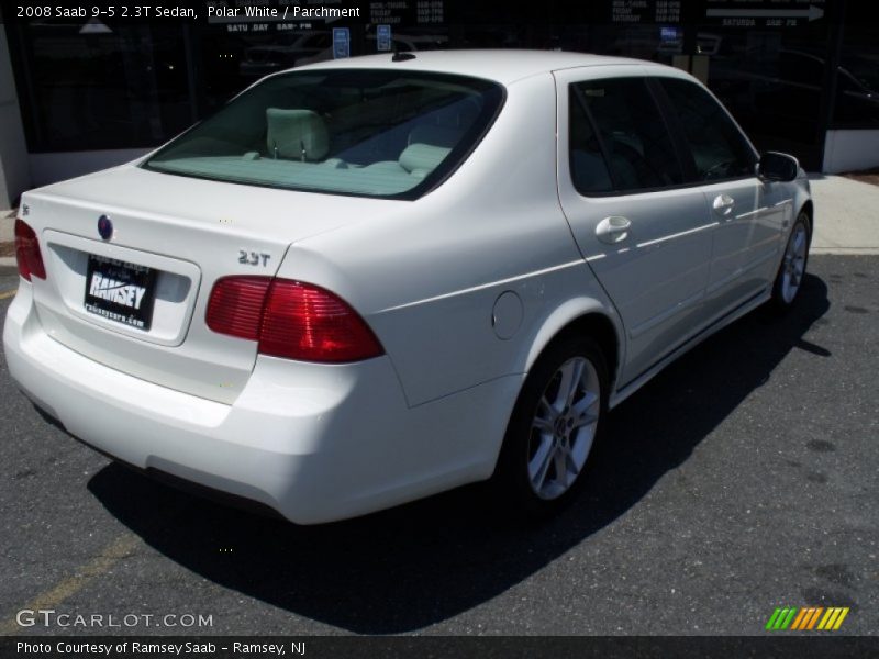 Polar White / Parchment 2008 Saab 9-5 2.3T Sedan
