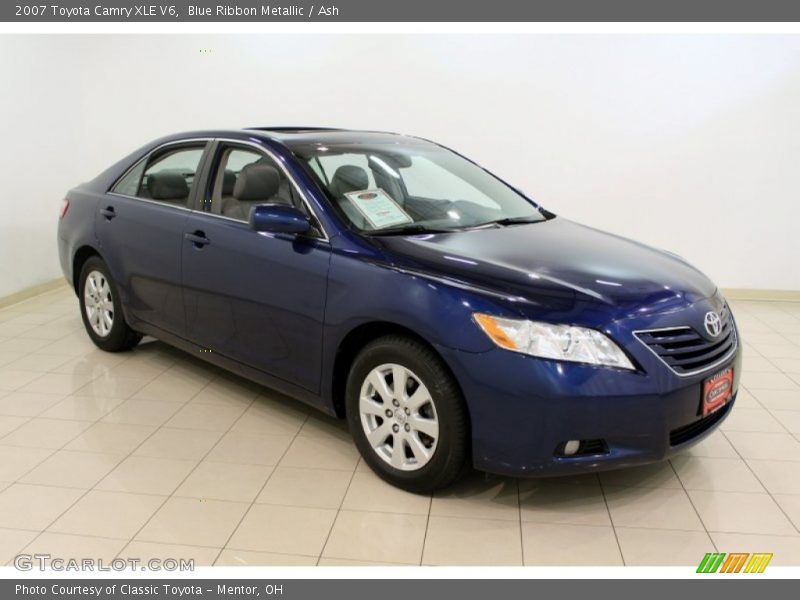 Blue Ribbon Metallic / Ash 2007 Toyota Camry XLE V6