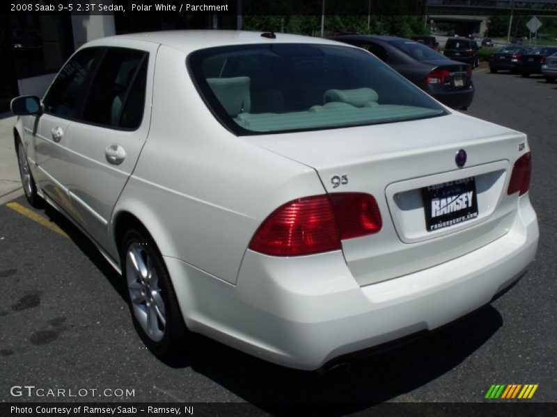 Polar White / Parchment 2008 Saab 9-5 2.3T Sedan