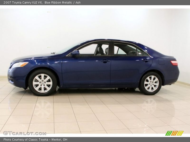 Blue Ribbon Metallic / Ash 2007 Toyota Camry XLE V6
