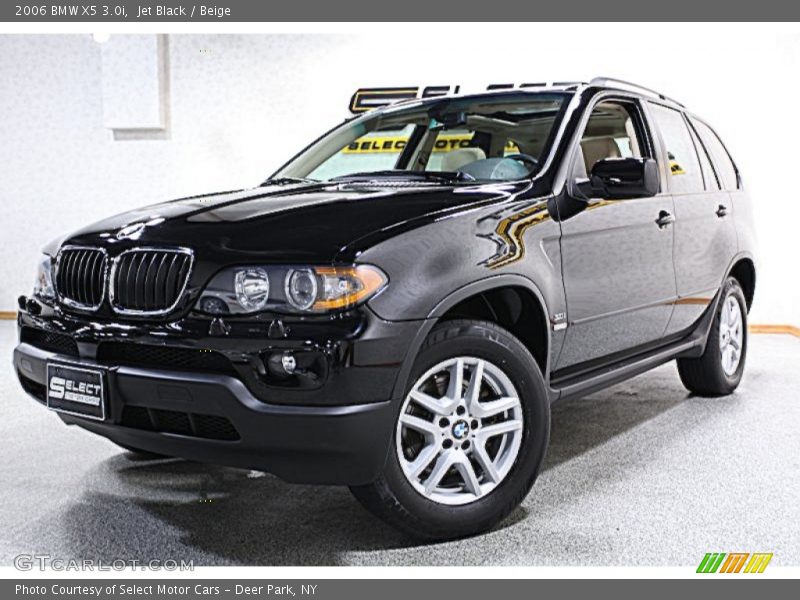 Jet Black / Beige 2006 BMW X5 3.0i