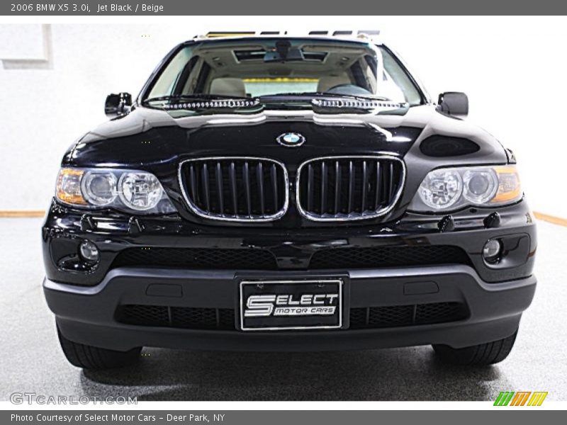 Jet Black / Beige 2006 BMW X5 3.0i