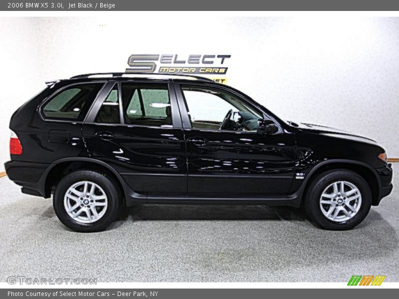 Jet Black / Beige 2006 BMW X5 3.0i