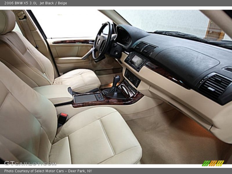 Jet Black / Beige 2006 BMW X5 3.0i