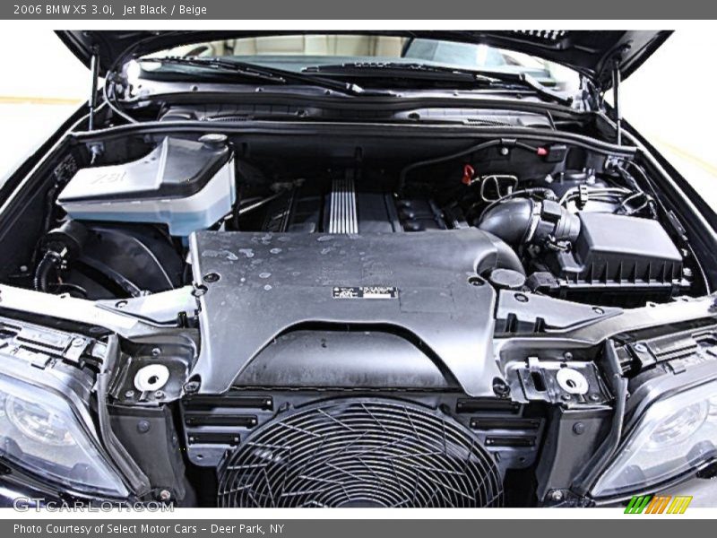 Jet Black / Beige 2006 BMW X5 3.0i