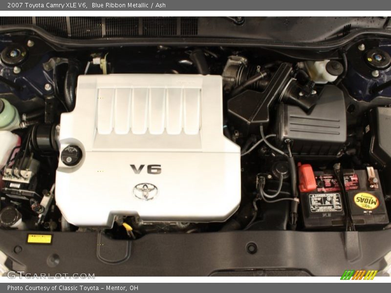 Blue Ribbon Metallic / Ash 2007 Toyota Camry XLE V6