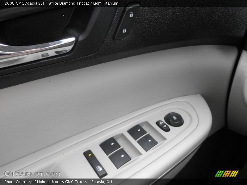 White Diamond Tricoat / Light Titanium 2008 GMC Acadia SLT