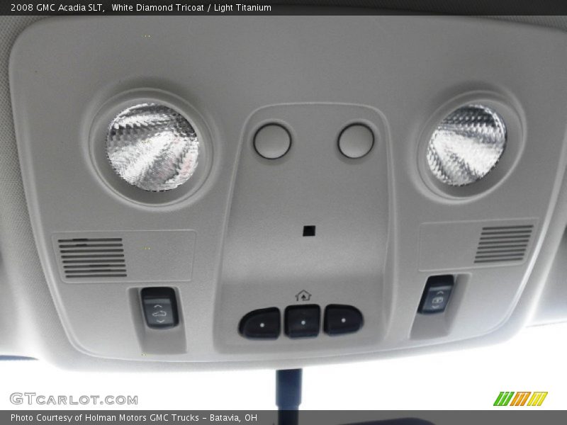 White Diamond Tricoat / Light Titanium 2008 GMC Acadia SLT