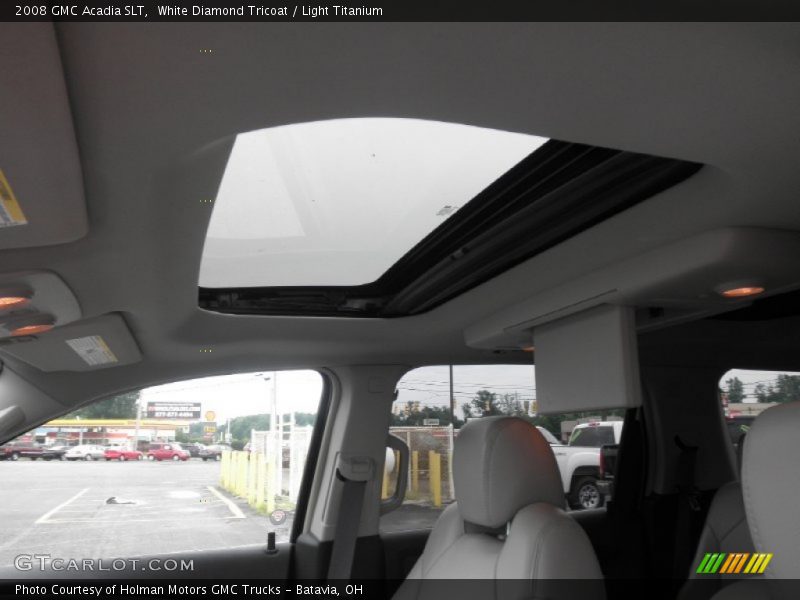 White Diamond Tricoat / Light Titanium 2008 GMC Acadia SLT