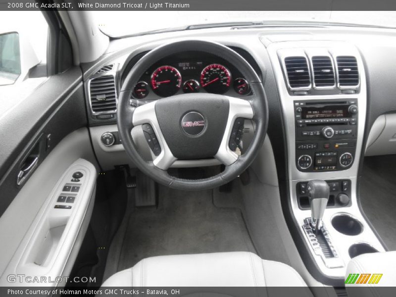 White Diamond Tricoat / Light Titanium 2008 GMC Acadia SLT