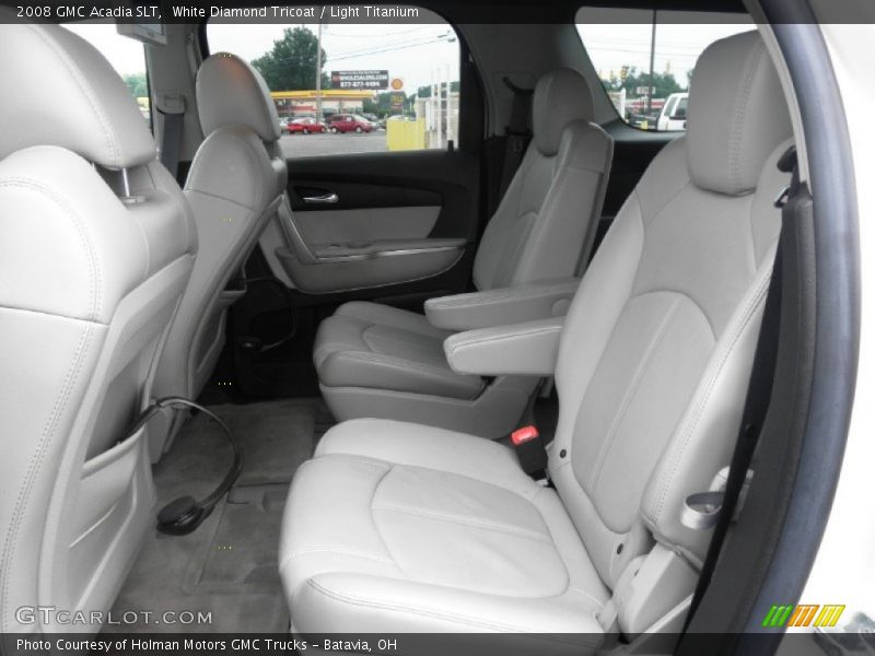 White Diamond Tricoat / Light Titanium 2008 GMC Acadia SLT