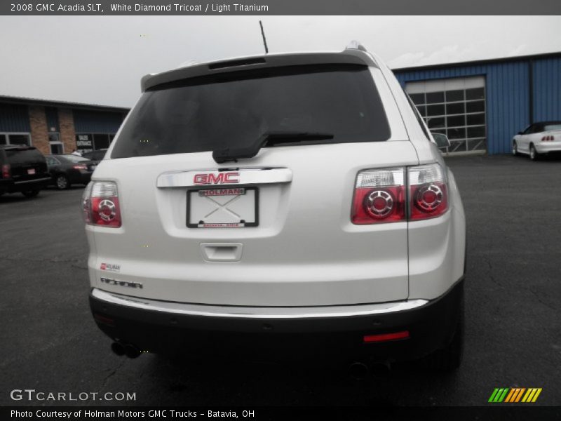 White Diamond Tricoat / Light Titanium 2008 GMC Acadia SLT
