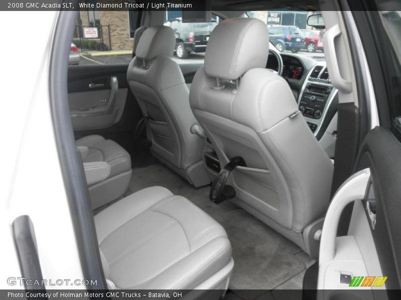 White Diamond Tricoat / Light Titanium 2008 GMC Acadia SLT