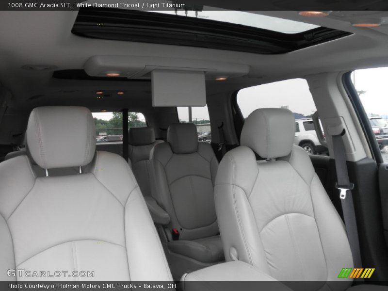 White Diamond Tricoat / Light Titanium 2008 GMC Acadia SLT