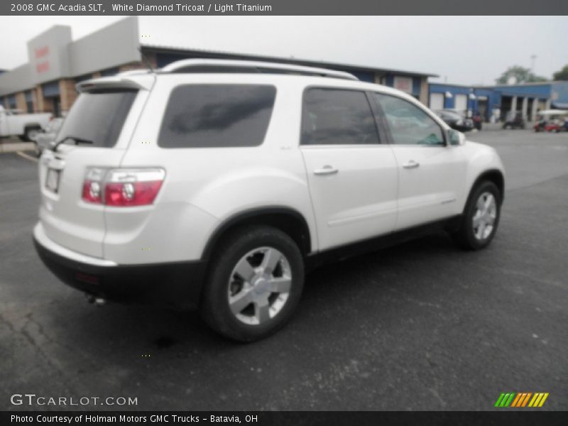 White Diamond Tricoat / Light Titanium 2008 GMC Acadia SLT