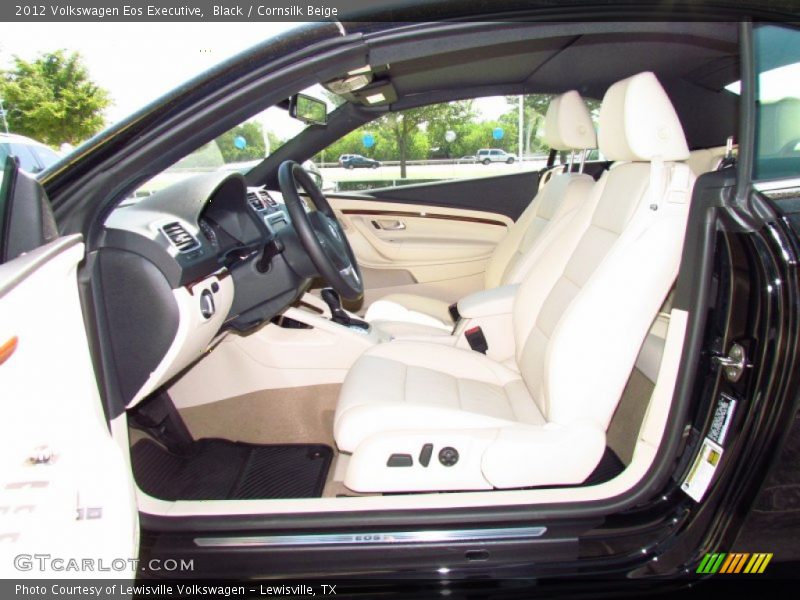 Black / Cornsilk Beige 2012 Volkswagen Eos Executive
