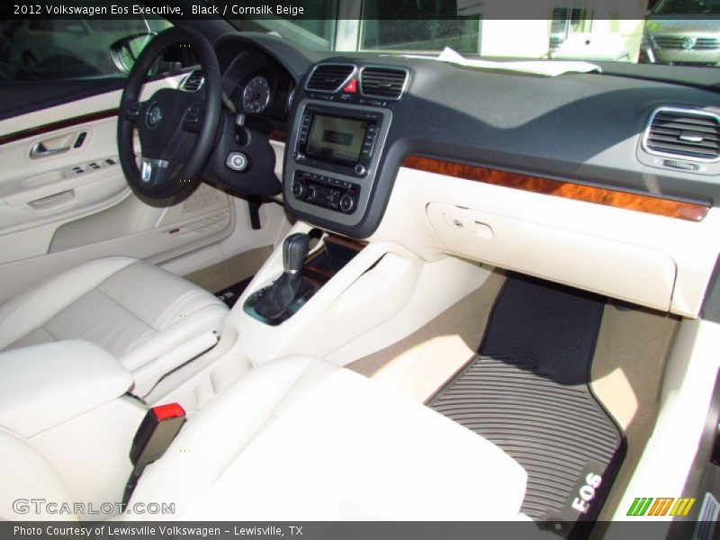 Black / Cornsilk Beige 2012 Volkswagen Eos Executive