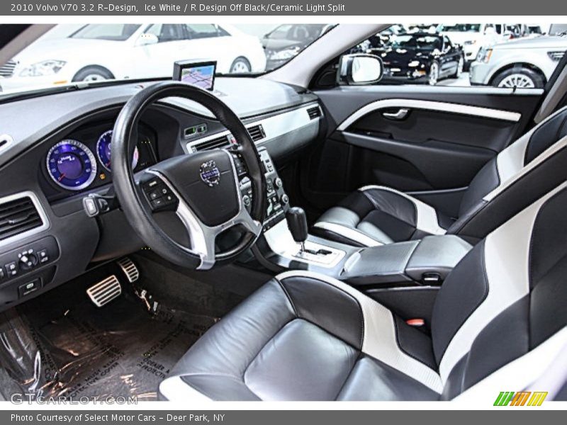  2010 V70 3.2 R-Design R Design Off Black/Ceramic Light Split Interior