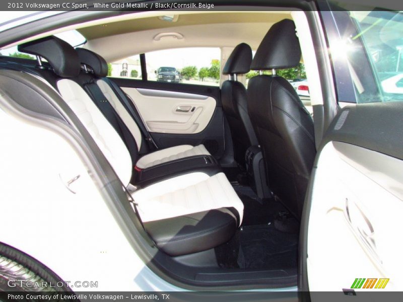  2012 CC Sport Black/Cornsilk Beige Interior