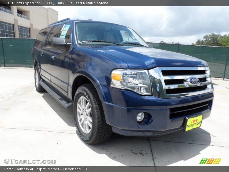 Dark Blue Pearl Metallic / Stone 2011 Ford Expedition EL XLT
