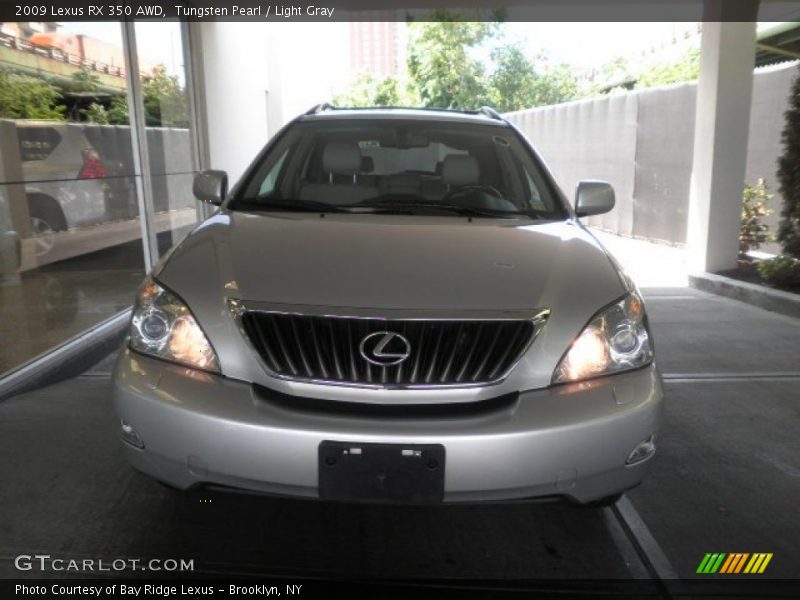 Tungsten Pearl / Light Gray 2009 Lexus RX 350 AWD
