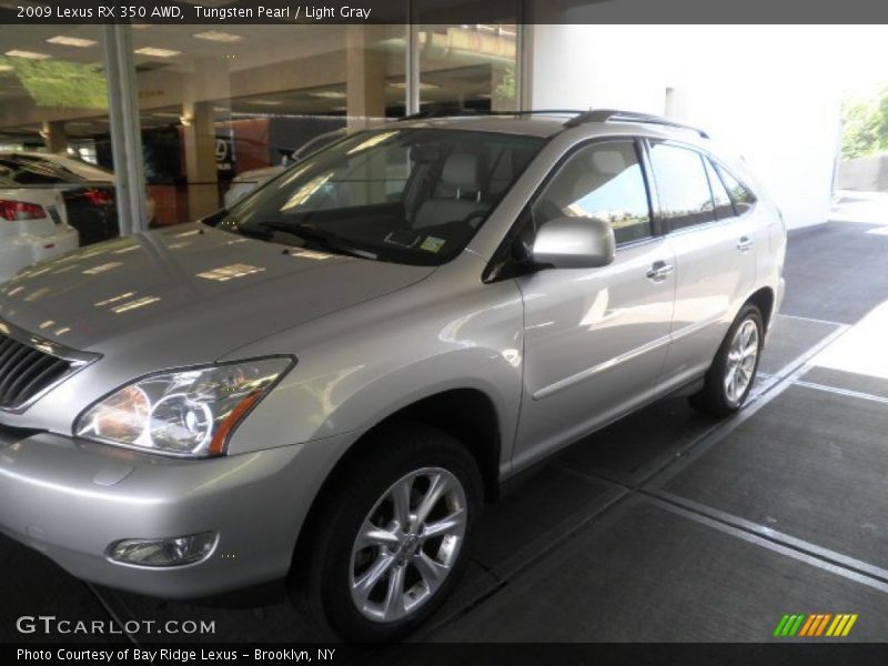 Tungsten Pearl / Light Gray 2009 Lexus RX 350 AWD