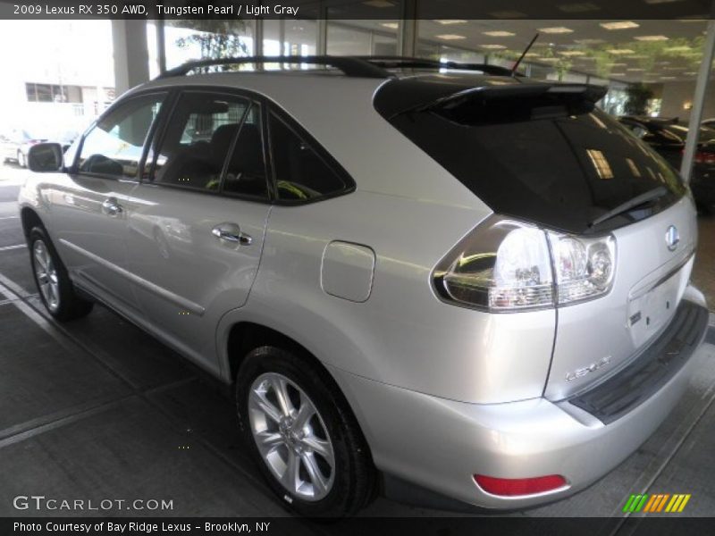 Tungsten Pearl / Light Gray 2009 Lexus RX 350 AWD
