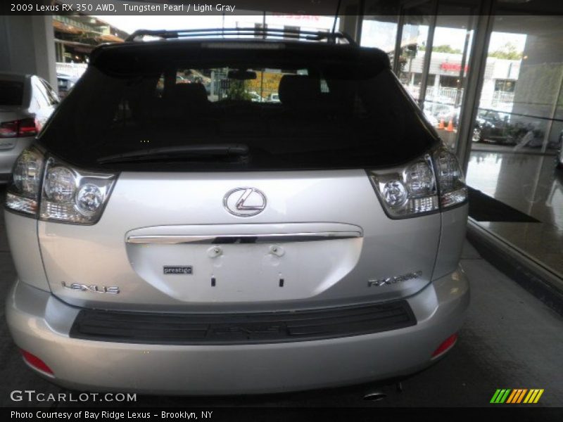 Tungsten Pearl / Light Gray 2009 Lexus RX 350 AWD