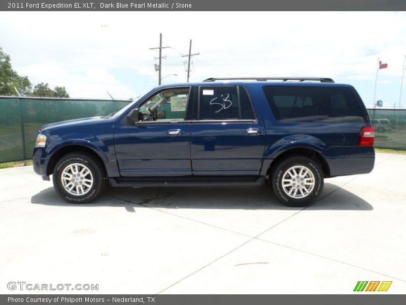 Dark Blue Pearl Metallic / Stone 2011 Ford Expedition EL XLT