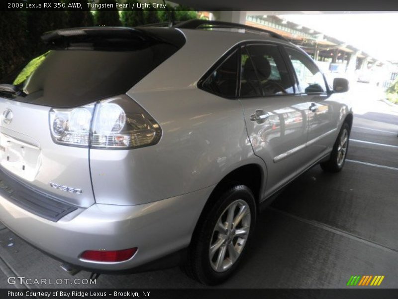Tungsten Pearl / Light Gray 2009 Lexus RX 350 AWD