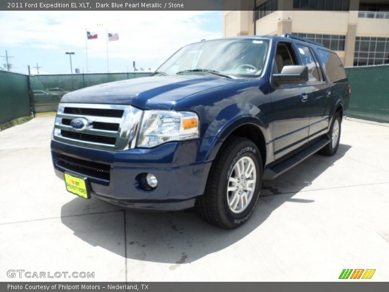 Dark Blue Pearl Metallic / Stone 2011 Ford Expedition EL XLT