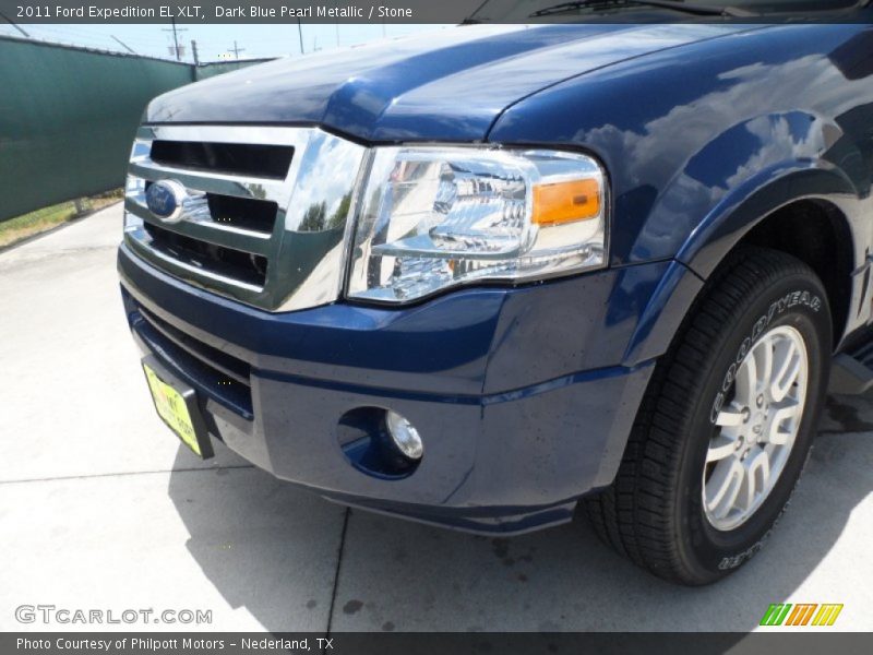 Dark Blue Pearl Metallic / Stone 2011 Ford Expedition EL XLT