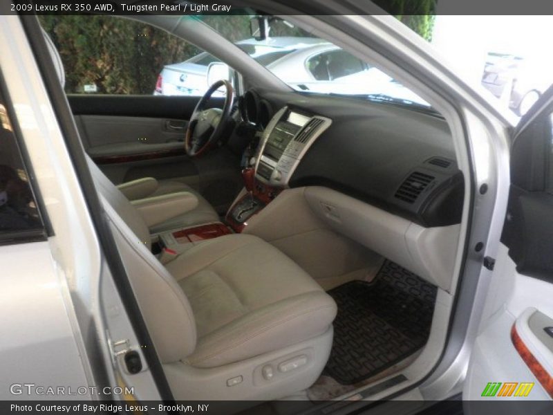 Tungsten Pearl / Light Gray 2009 Lexus RX 350 AWD