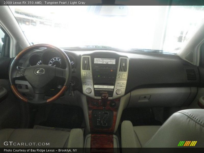 Tungsten Pearl / Light Gray 2009 Lexus RX 350 AWD
