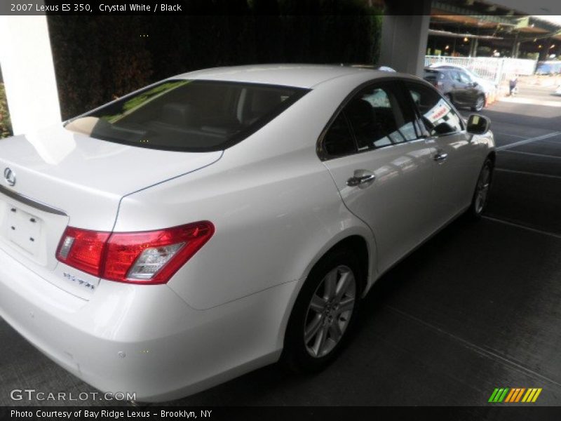 Crystal White / Black 2007 Lexus ES 350