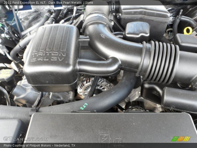 Dark Blue Pearl Metallic / Stone 2011 Ford Expedition EL XLT