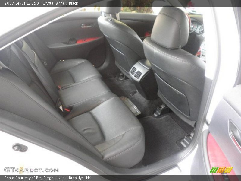 Crystal White / Black 2007 Lexus ES 350