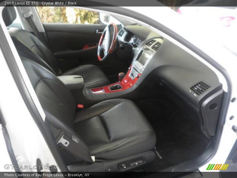 Crystal White / Black 2007 Lexus ES 350